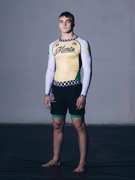 MANTO rashguard CROSS - yellow